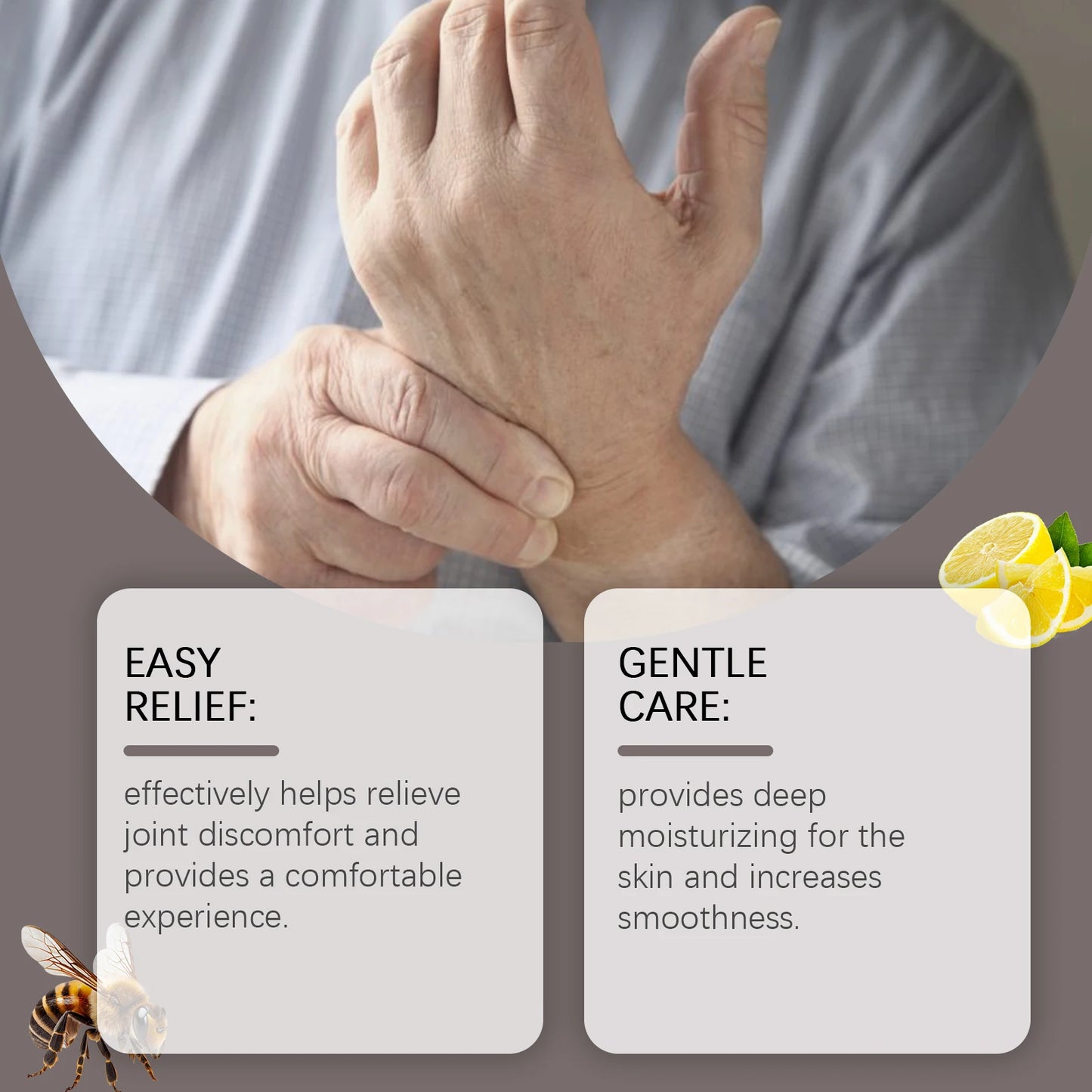 Bee Venom Joint & Muscle Relief Cream – Knees, Back, Shoulders