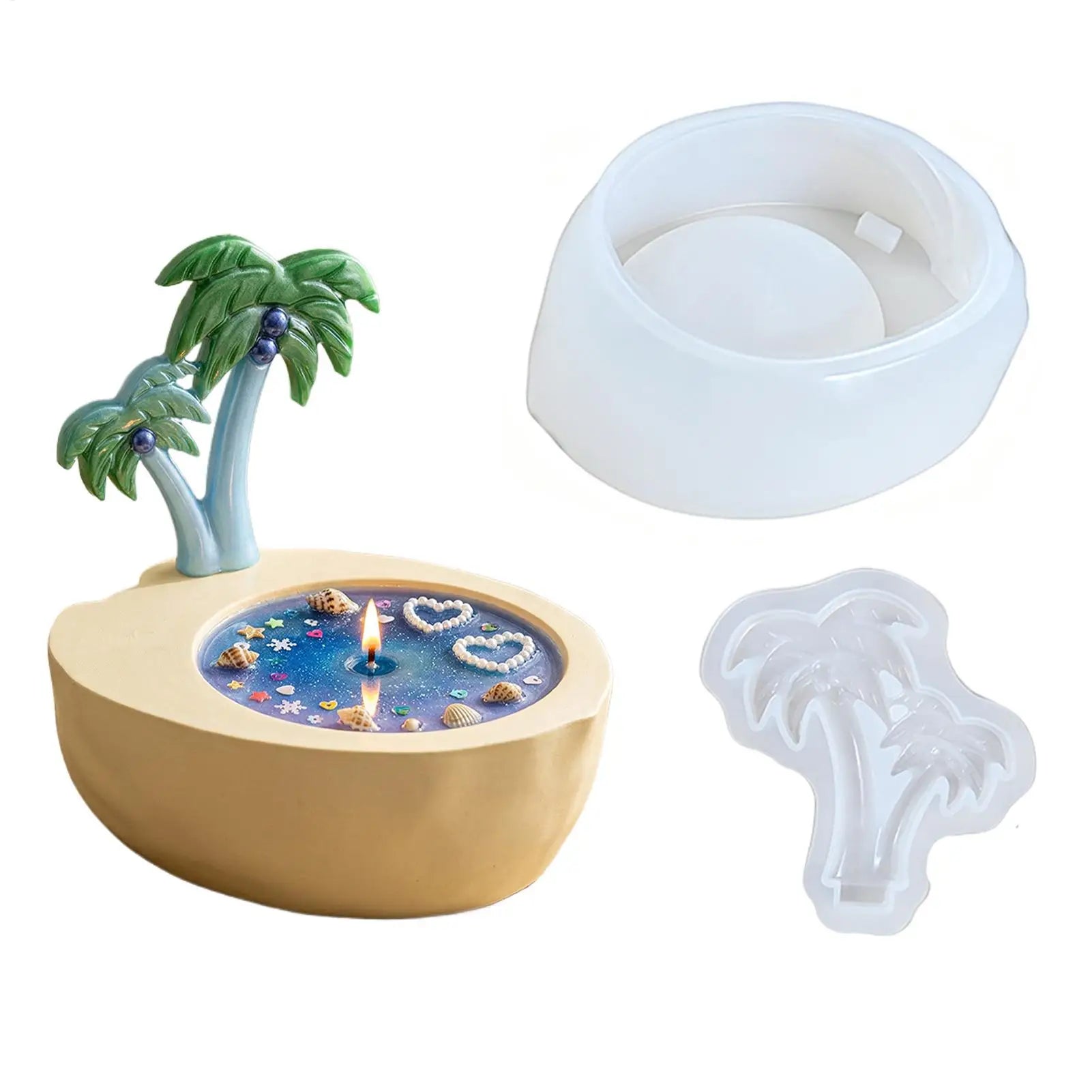 Silicone Epoxy Resin Molds – Candle Holder, Jewelry & Decor Silicone Craft Mold Peaceful Pleasures Health and Wellness