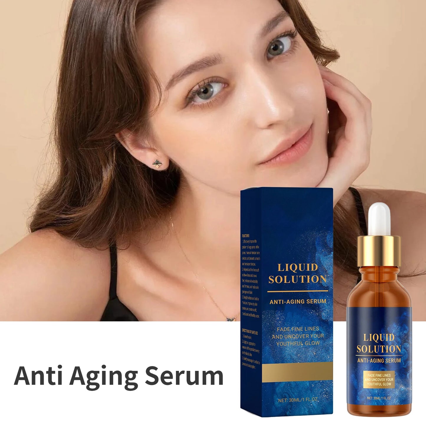 Anti-Aging Face Serum | Firms, Brightens & Fades Fine Lines 30ml