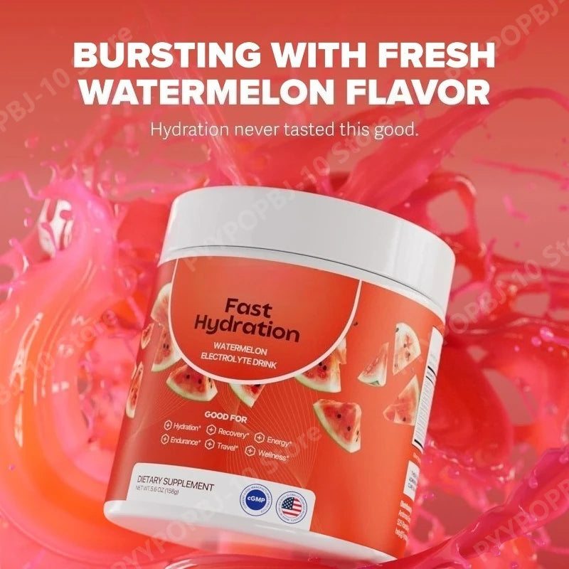 Sugar-Free Watermelon Electrolyte Mix | Na K Mg Ca Travel Jar