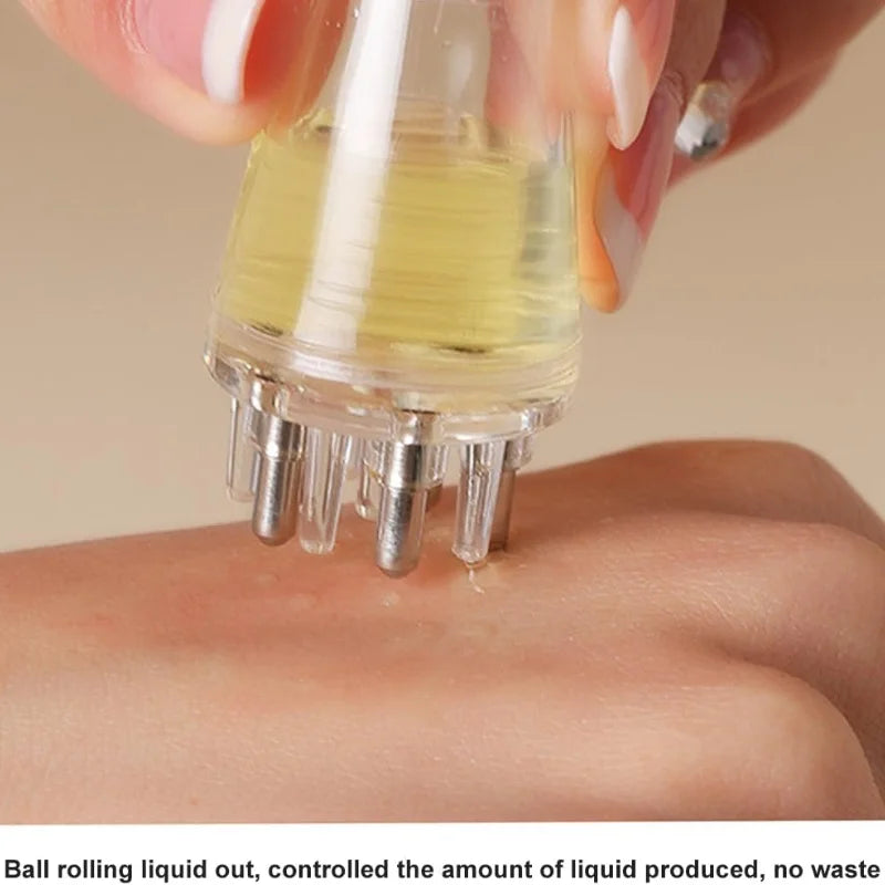 6ml Scalp Applicator Mini Head Massager Roller Ball Brush Hair Growth Essential Oil Medicine Liquid Applicator Massage Comb Peaceful Pleasures Health and Wellness