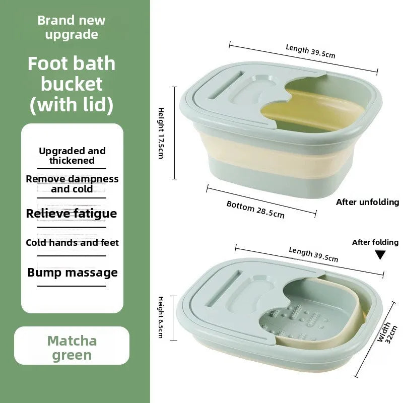 Foldable Foot Bath Tub – Portable Collapsible Basin for Travel