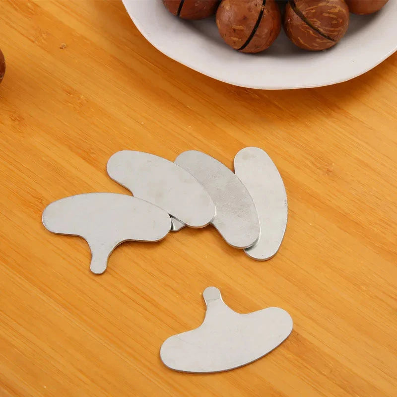 Stainless Steel Nut Sheller | Portable Macadamia Walnut Opener Nut Cracker Tool Peaceful Pleasures Health and Wellness