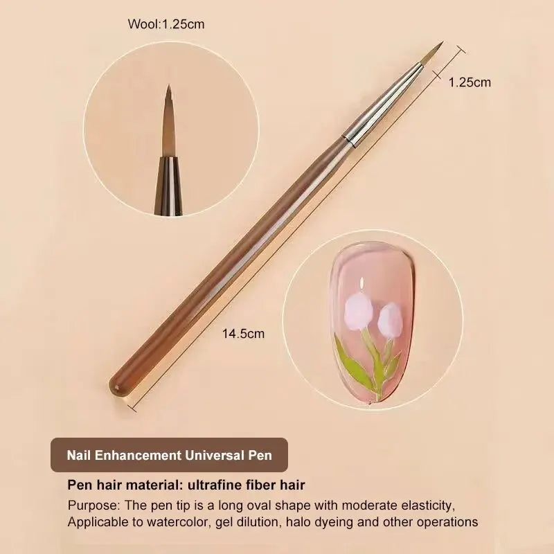 Professional Nail Art Brush UV Gel Acrylic Liner Detailing Dotting
