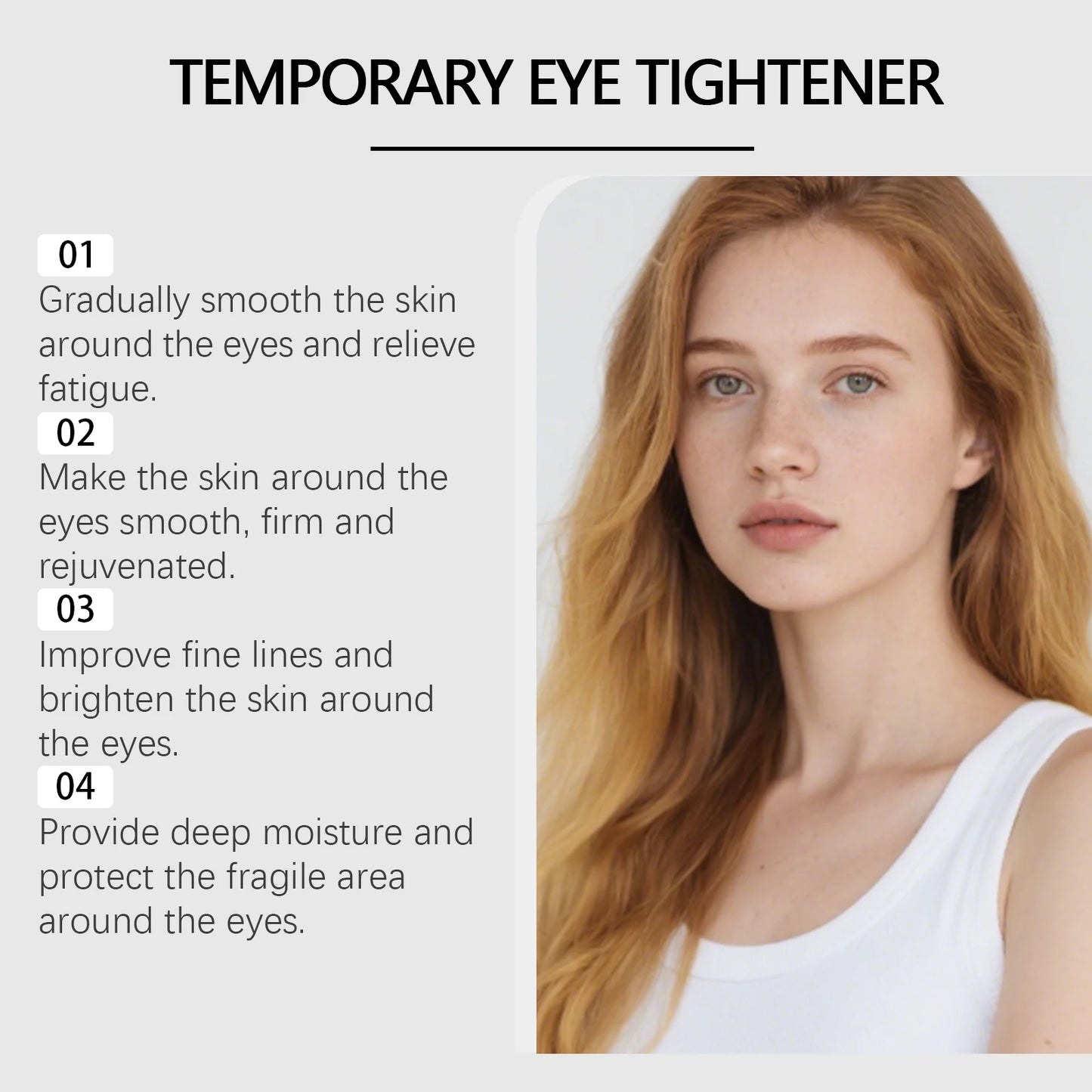 Instant Firm Eye Cream – Dark Circles, Puffiness & Fine Lines