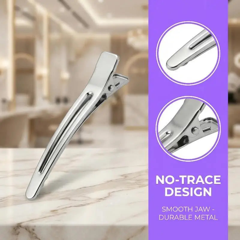 10Pcs Nail Art Auxiliary Positioning Clip Nail Piece French-style Duck Beak Clips Nail Film Piece Metal Positioning Clip Peaceful Pleasures Health and Wellness