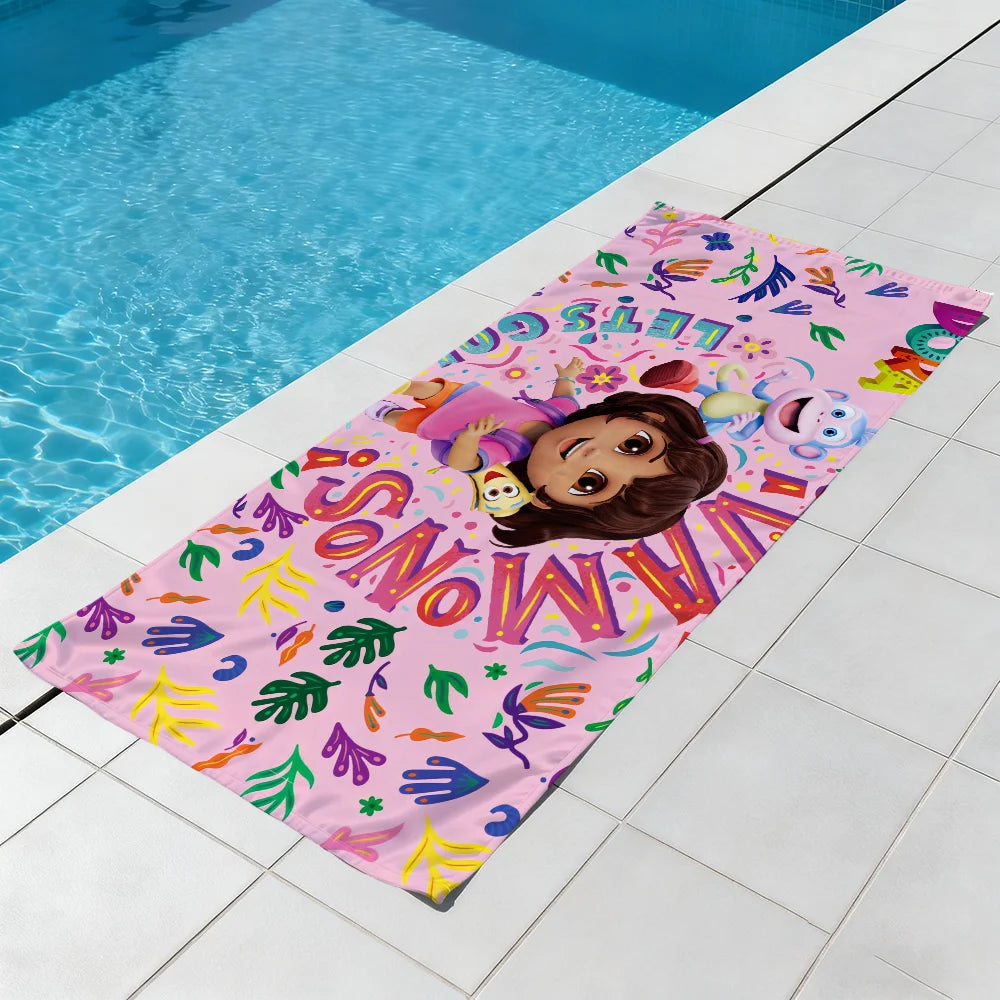 Quick-Dry Microfiber Beach Towel | Pool, Gym & Travel Quick-Dry Beach Towel Peaceful Pleasures Health and Wellness