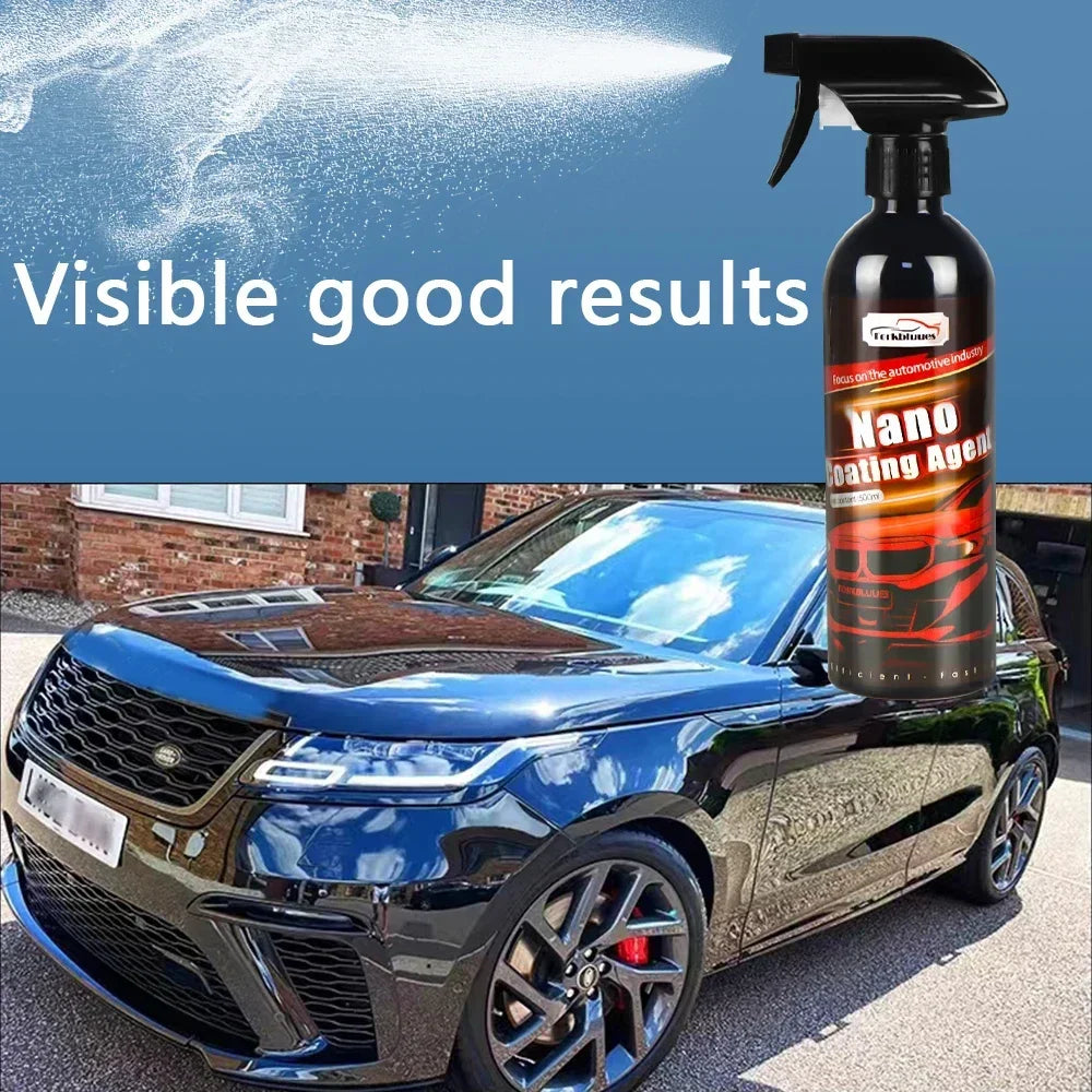 10H Ceramic Car Coating 500ML 9H Nano Liquid Glass Plated Crystal Hydrophobic Waterproof Polishing Paint Hardness Car Polish Wax Peaceful Pleasures Health and Wellness