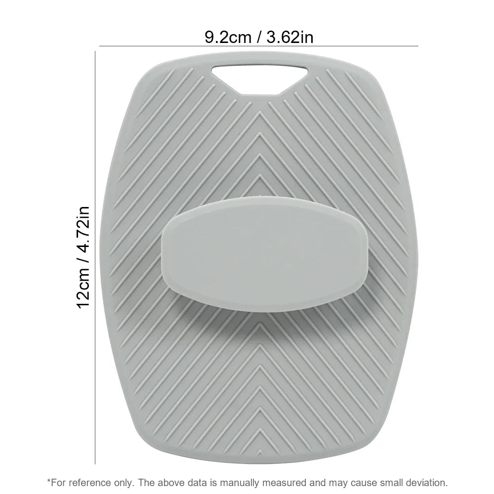 Silicone Exfoliating Body Scrubber Brush | No-Slip Handle