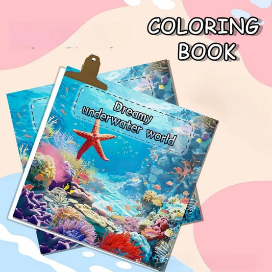 Bview Art Underwater Wonders Relaxing Coloring Book Featuring Ocean Peaceful Pleasures Health and Wellness HDSJ