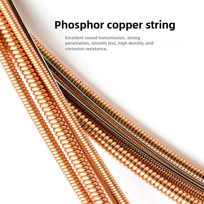 Guitar Accessories Orphee Strings TX620-P Copper 1-6 Acoustic