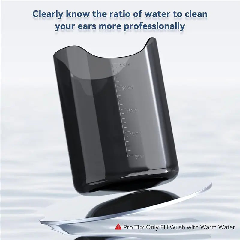 A36T-Ear Wax Removal Tool Water Powered Ear Cleaner Electric Ear Cleaning Kit With 10 Ear Tips Waterproof Peaceful Pleasures Health and Wellness