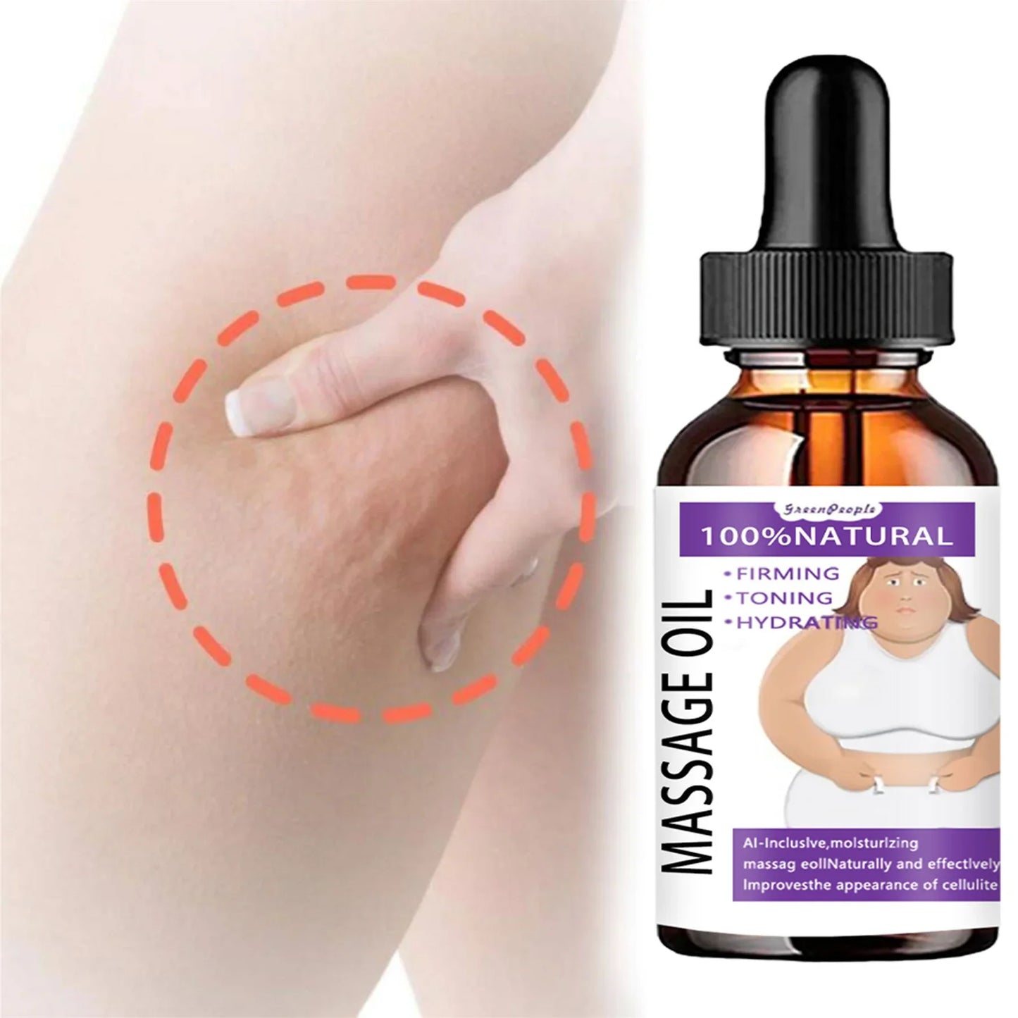 TRSTAY Slimming Massage Oil – Firming & Body Contouring
