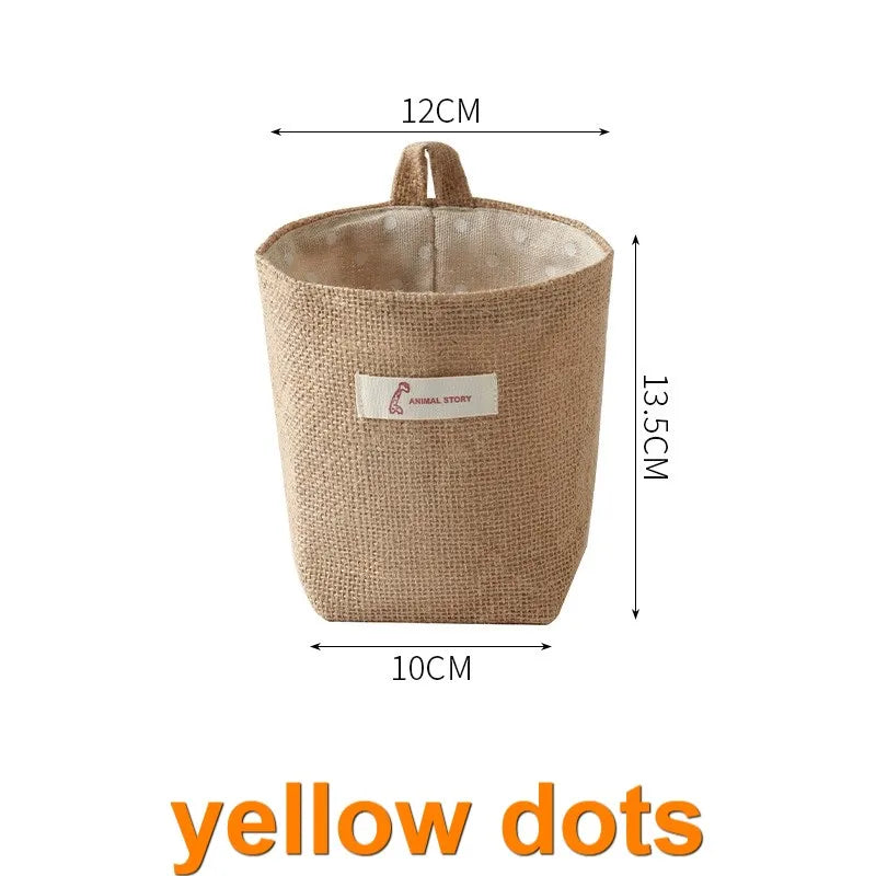 Foldable Wall Hanging Storage Bag | Home Organizer Basket