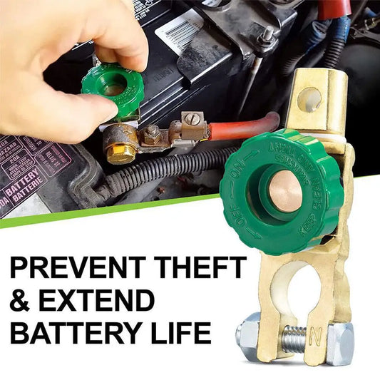 Car Battery Power Off Protection Switch Battery Disconnect Quick Cut-off Disconnect Isolator Switch Car Power-off Switch Peaceful Pleasures Health and Wellness