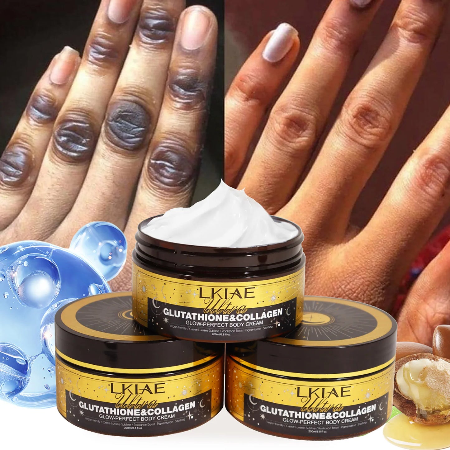 AILKE Glutathione Collagen Brightening Body Cream 200ml