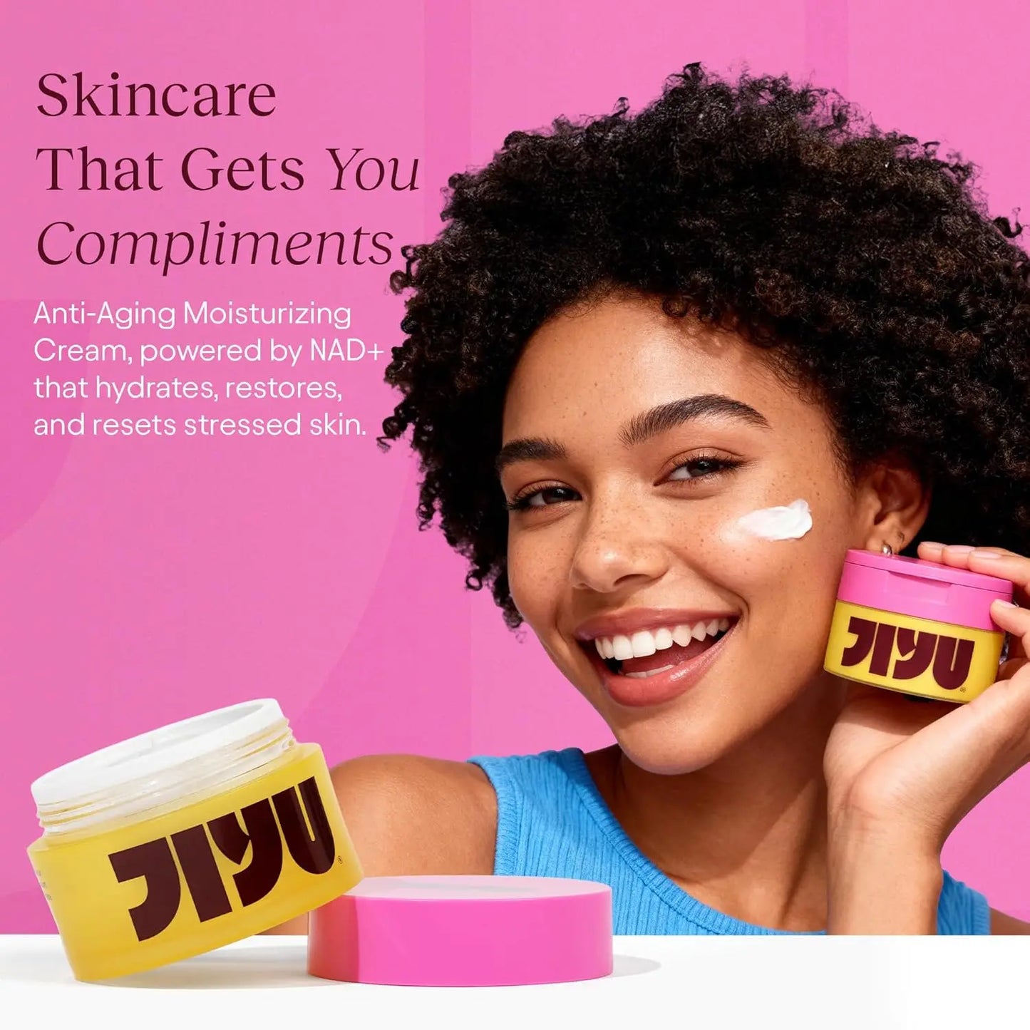 JiYu NAD+ Face Moisturizer – Korean Anti-Aging Hydrating Cream
