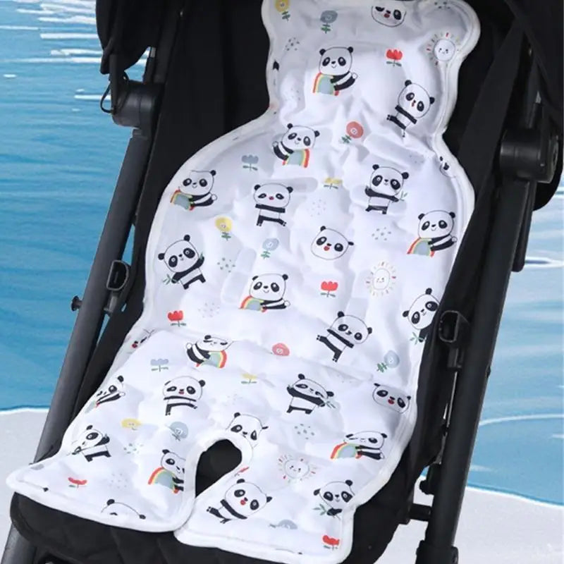 Cartoon Baby Stroller Cooling Pad | Breathable Pushchair Cushion