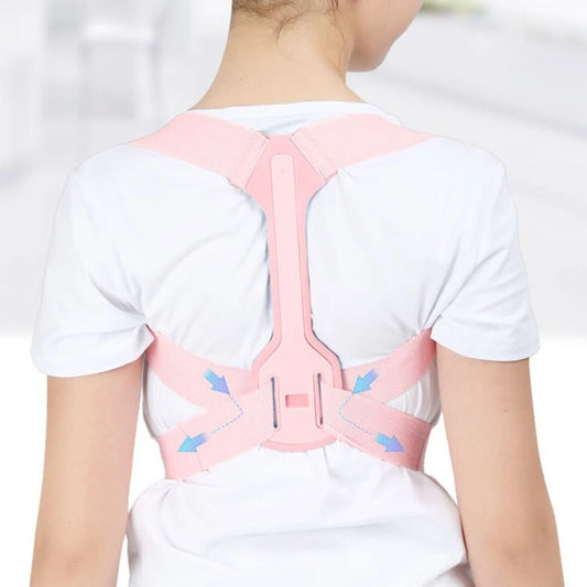 Children Adjustable Posture Corrector Back Support Boys Girls Shoulder Belt Rectify Straighten Correction Pain Relief Beauty Kid Peaceful Pleasures Health and Wellness