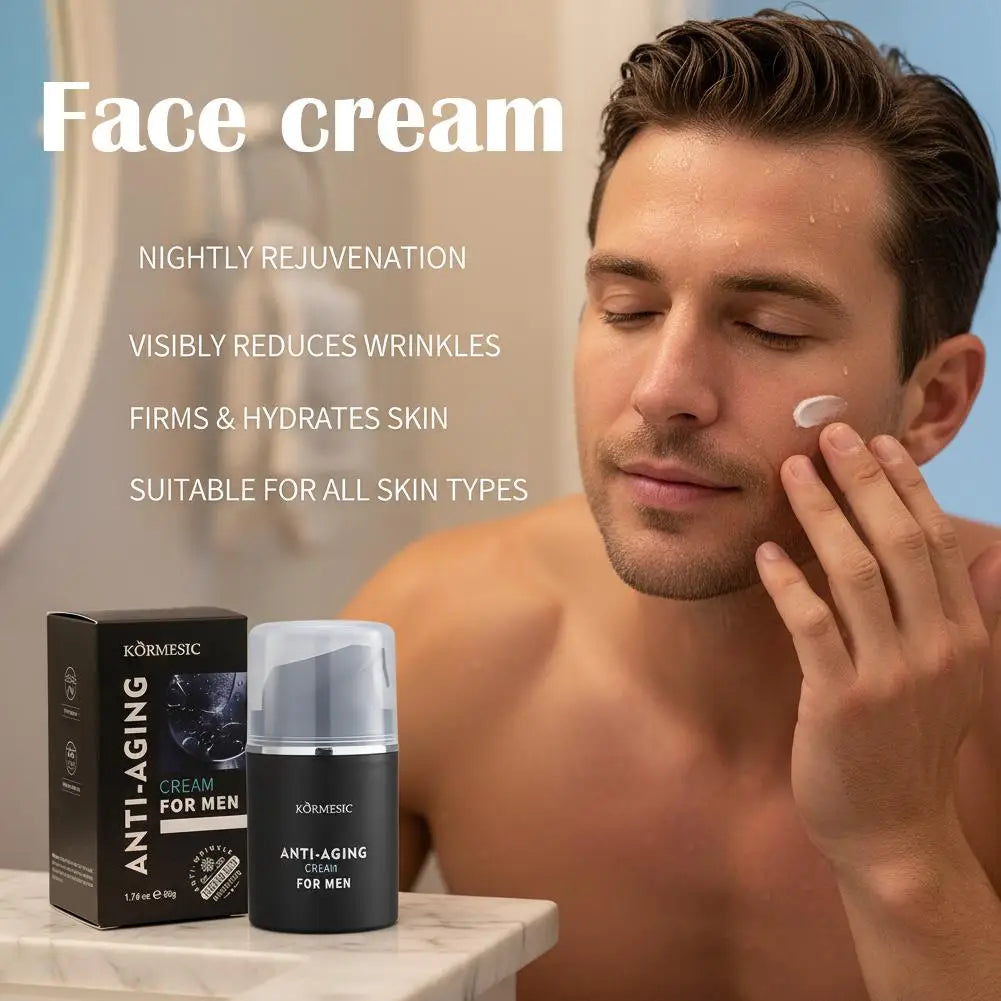50g Men's Face Cream Nourishing Skin-Friendly Natural Conceal Fresh Hydrating Improves Dullness and Fatigue Conceal Peaceful Pleasures Health and Wellness