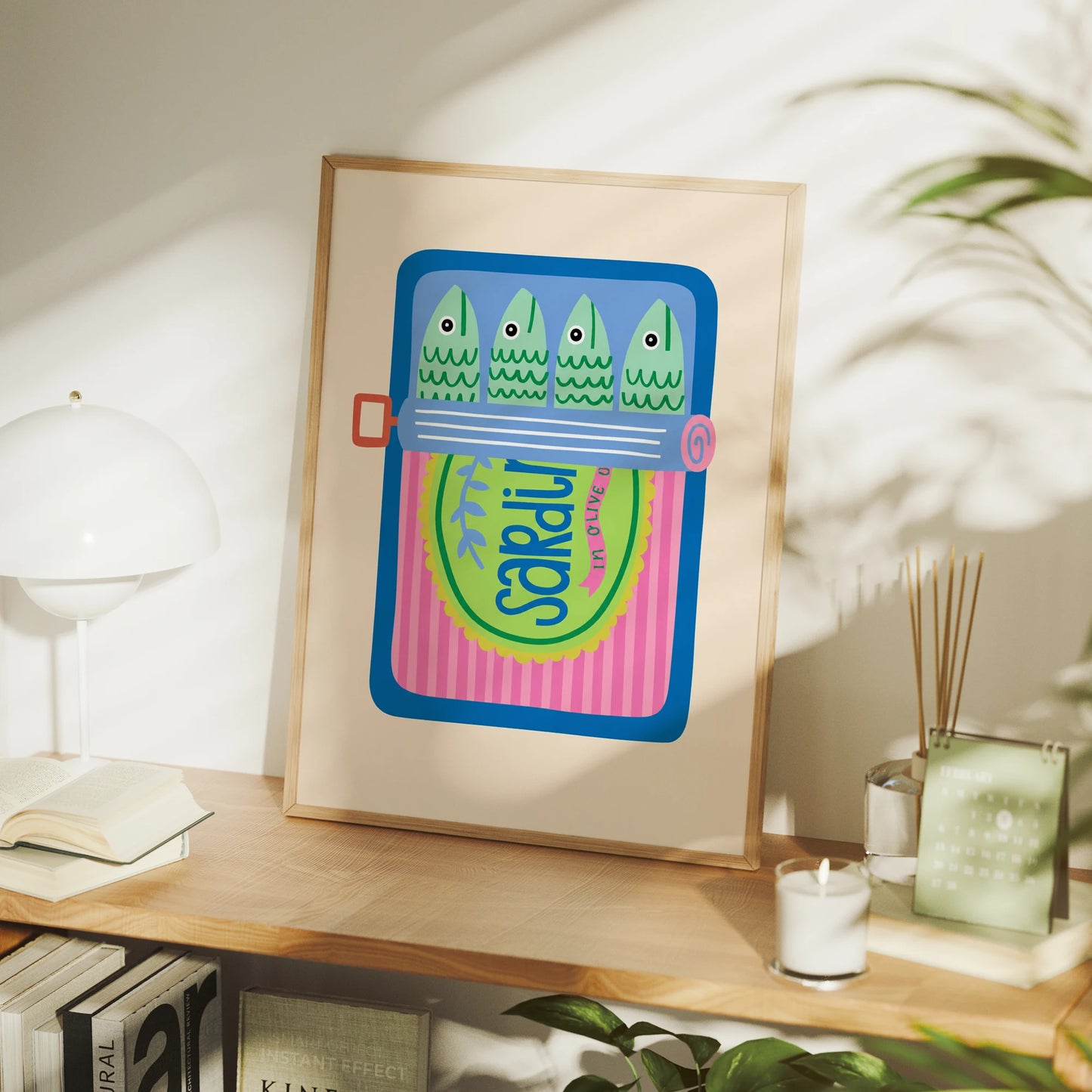 Japanese Sardine Can Canvas Wall Art Print | Modern Decor