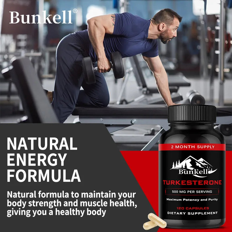 Turkesterone 500mg Capsules – Muscle Growth & Recovery Support