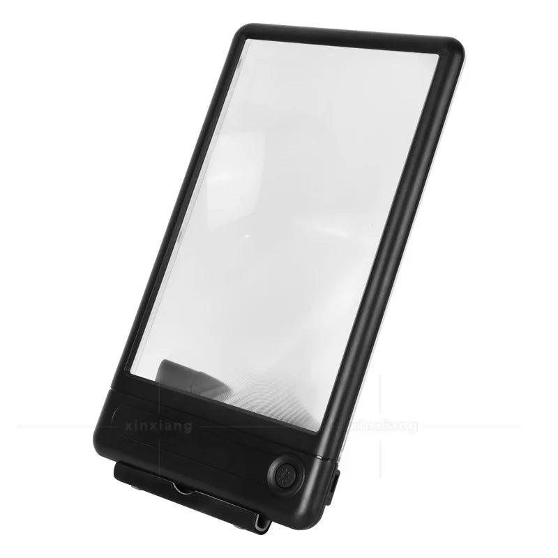 Bracket Style Handheld Magnifying Glass with 43 Led Lights and Adjustable Brightness In 3 Levels Peaceful Pleasures Health and Wellness