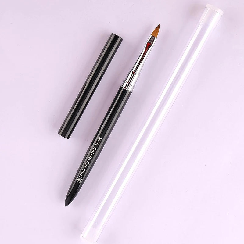 1 PCS Nail Brush For Manicure Art Brush Nail Salon Brush Gadgets Nail Supplies For Professionals Peaceful Pleasures Health and Wellness