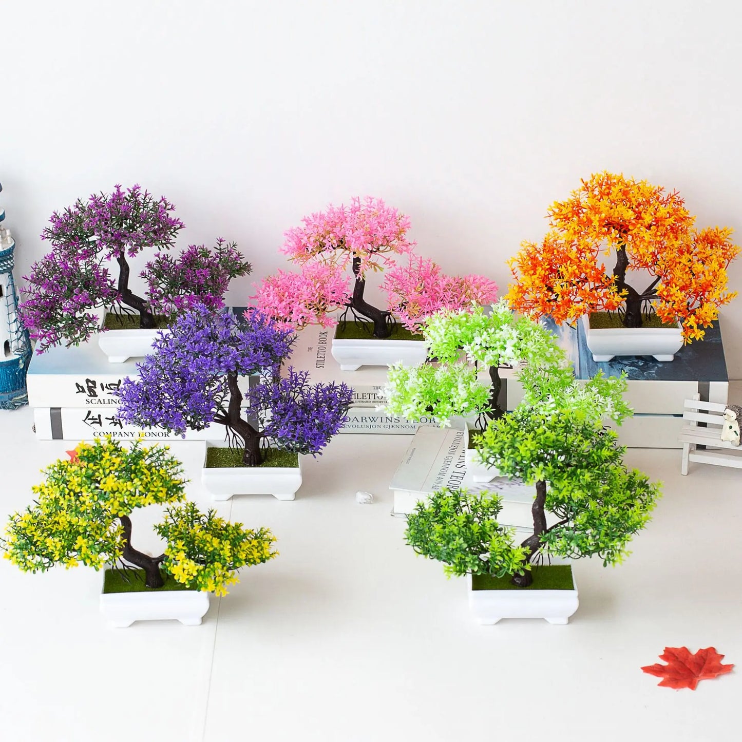 Artificial Bonsai Tree Fake Plant – Indoor & Outdoor Décor