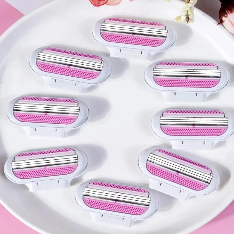 3-Layer Manual Razor for Women – Anti-Irritation, Ultra-Sharp