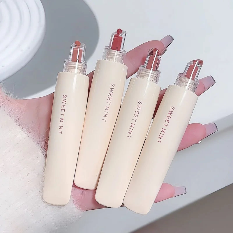 2 Pcs 02 # SWEETMINT Gifts for Women Lip Oil Sets Moisturizing, Hydrating, Waterproof, Long-Lasting, Glossy Lip Glaze Peaceful Pleasures Health and Wellness