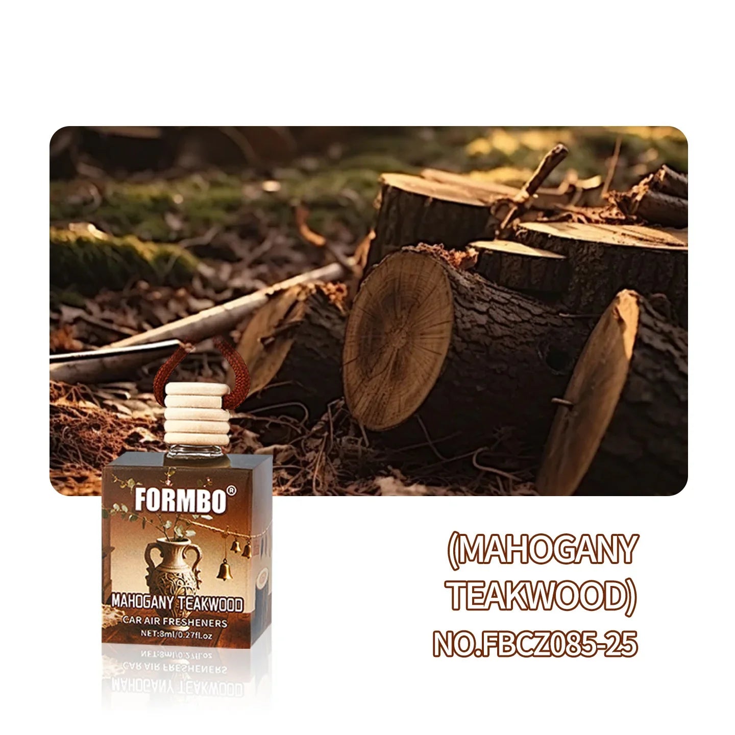 FORMBO Car Air Freshener – Long-Lasting Floral Scent