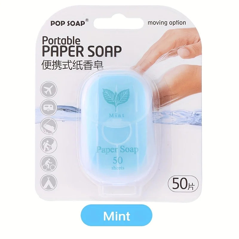 Portable Paper Soap Sheets | Travel Hand Washing Soap