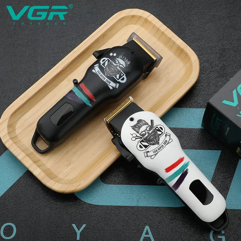 VGR 699 Hair Clipper Electric Hair Cutting Machine Professional Barber Cordless Hair Trimmer Digital Display Clipper for Men Peaceful Pleasures Health and Wellness