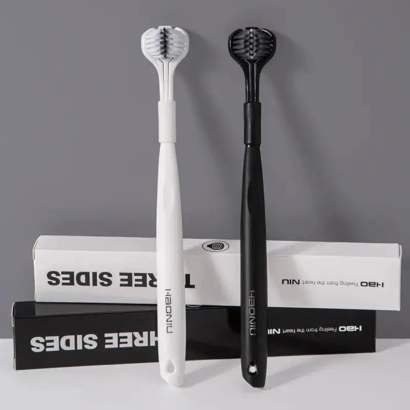 1/2/4/6pcs U-Shaped Three-Sided Toothbrush With Soft Bristles | 3D All-Around Soft-Bristle Cleaning Brush | Dental Care Peaceful Pleasures Health and Wellness