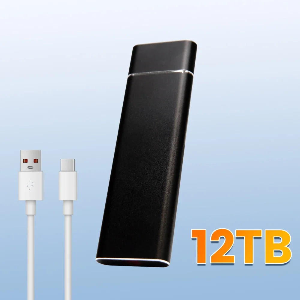 EOENKK 2TB Portable SSD USB 3.1 Type-C External Drive