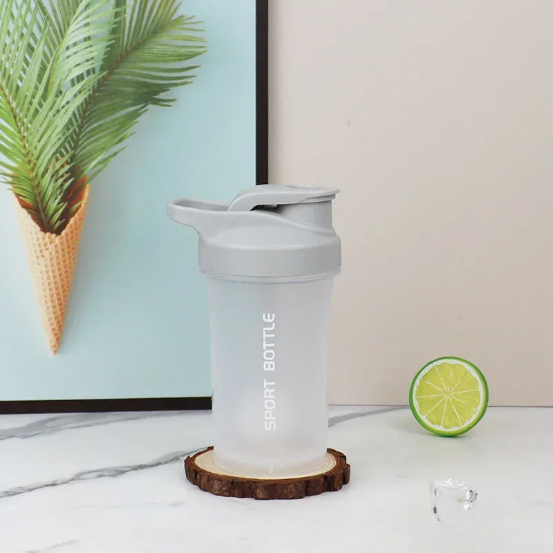 300ml Portable Protein Powder Shaker Bottle Leak Proof Water Bottle for Gym Outdoor Fitness Training Sport Mixing Cup with Scale Peaceful Pleasures Health and Wellness grey China Mainland