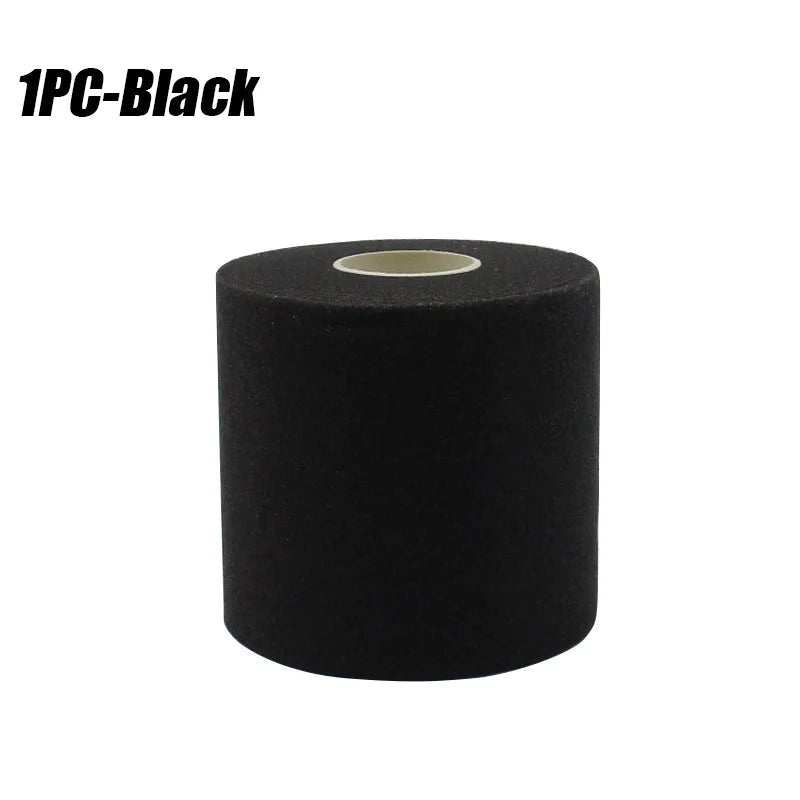 Sponge Bandage - 20m * 6cm Suitable For Sports Use,Wrapped Around Wrists,Headers,Ankles,Knees Sports Bandage Peaceful Pleasures Health and Wellness Black M