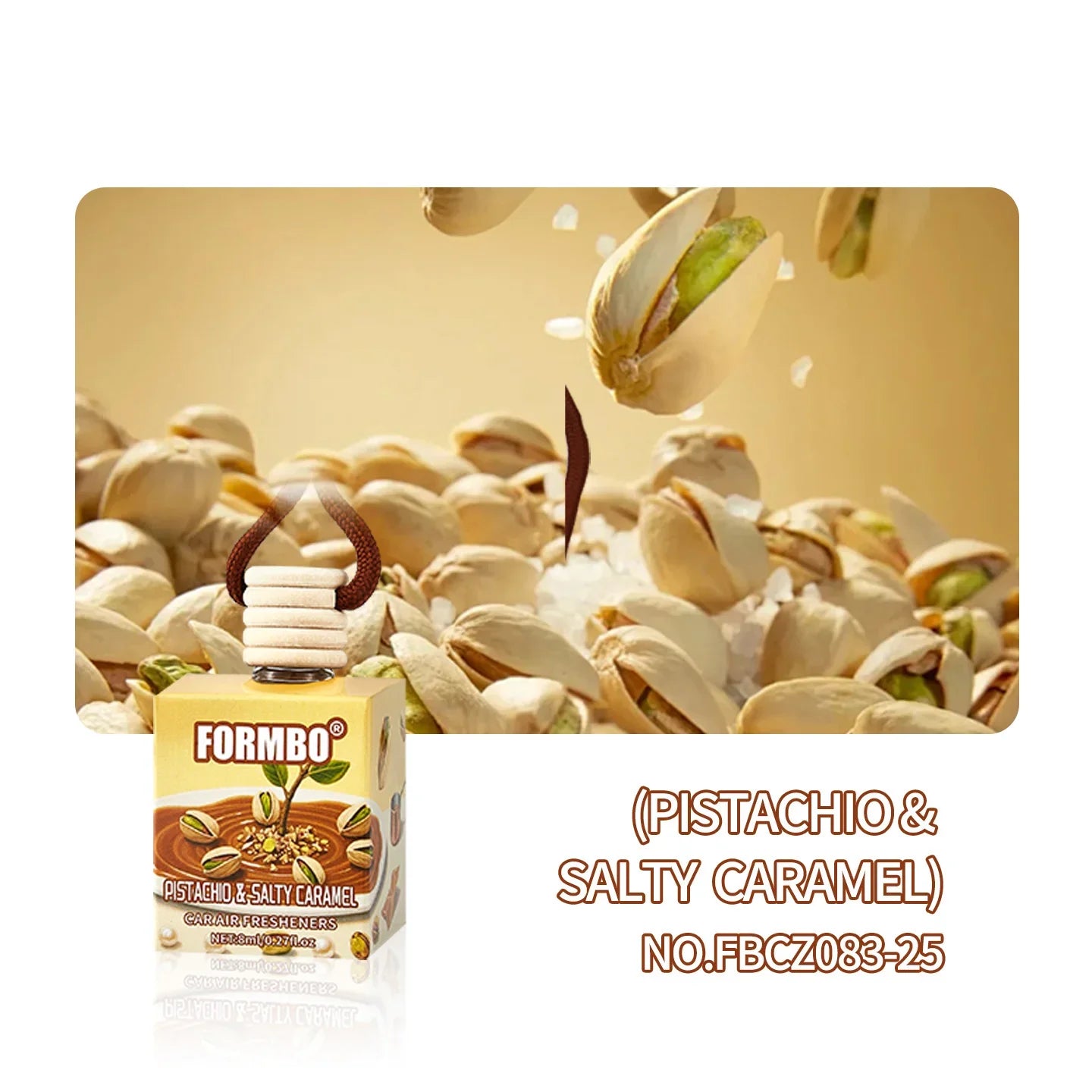 FORMBO Car Air Freshener – Long-Lasting Floral Scent