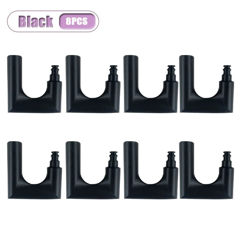 Wall Mount Garden Hose Hook Holder – 1–8 Pack