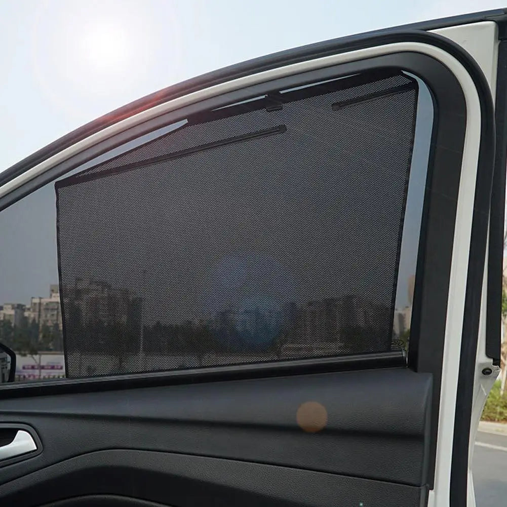 Retractable Car Side Window Sunshade – UV & Heat Protection Car Window Sunshade Oasis Select