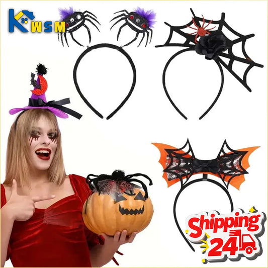 Witch Hat Spider Halloween Headband | Party Costume Accessory Halloween Costume Headband Oasis Select