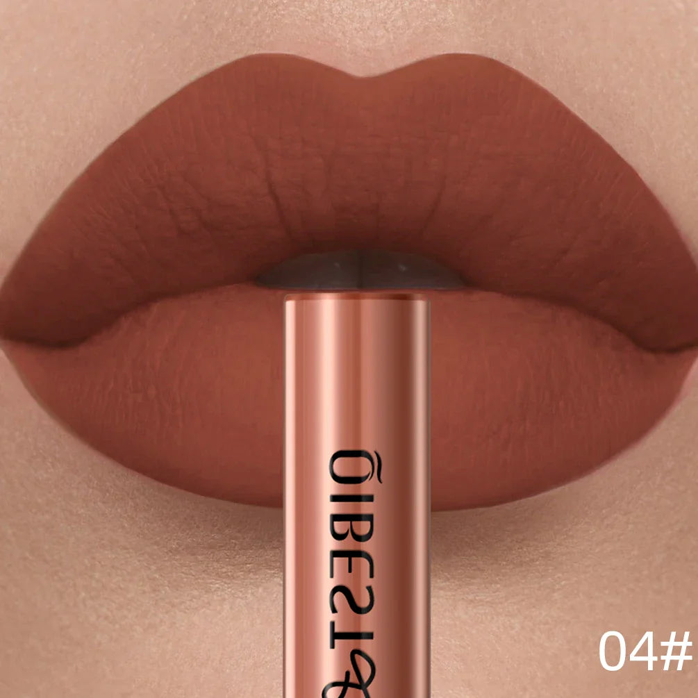 QIBEST Matte Liquid Lipstick – Long-Lasting Velvet Lip Gloss