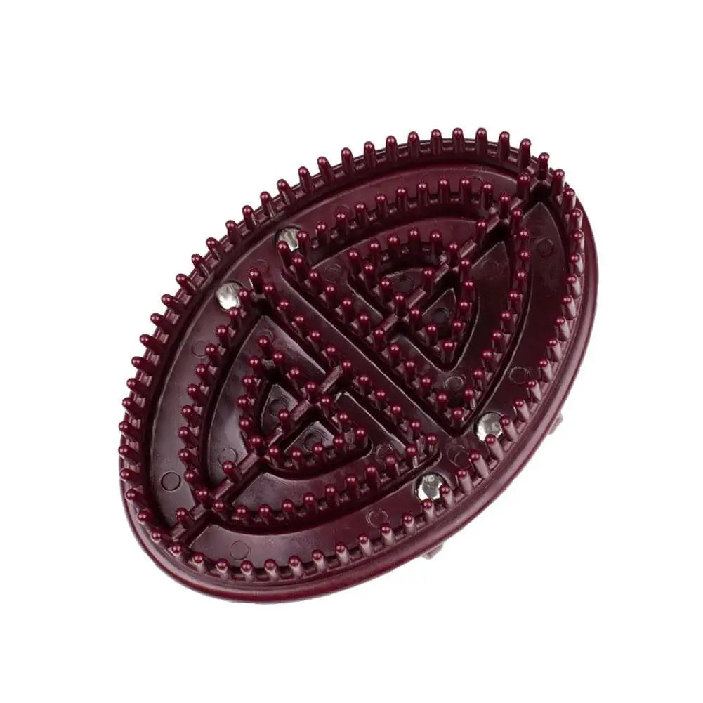 Handheld Silicone Meridian Massage Brush – Body & Leg Scraping