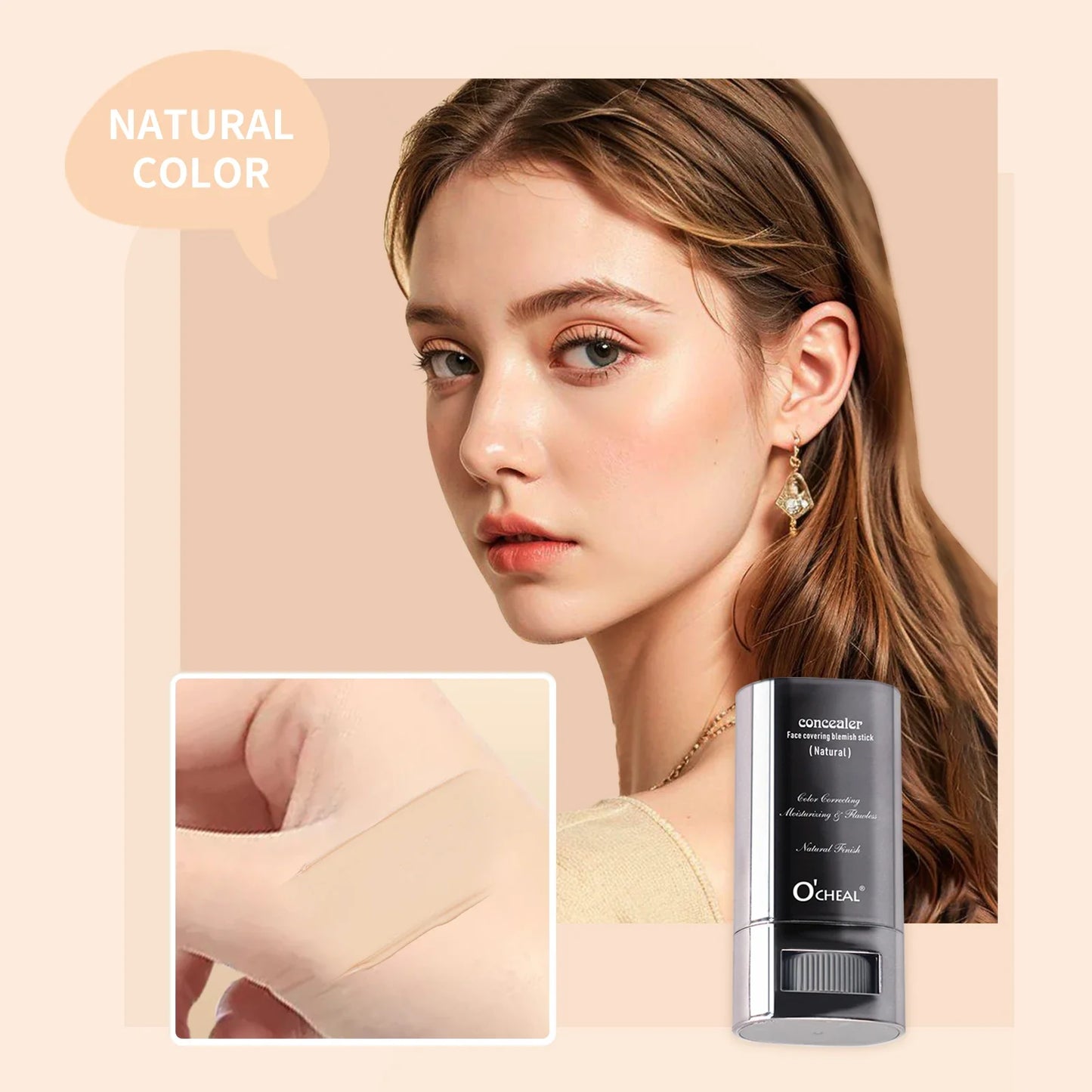 O'Cheal Contour & Concealer Stick – Long-Wear, Waterproof