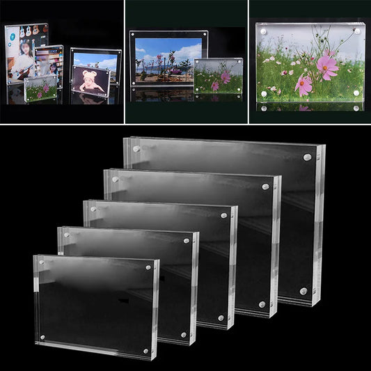 Right Angle Acrylic Photo Frame 0 8+ Price Tag Non-toxic Odorless Peaceful Pleasures Health and Wellness
