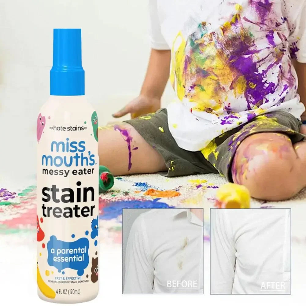 Stain Remover Spray Portable Stain Treater For Laundry Fabric Oil Remover Clothing Stain Remover For Clothes Stain Treater Spray Peaceful Pleasures Health and Wellness