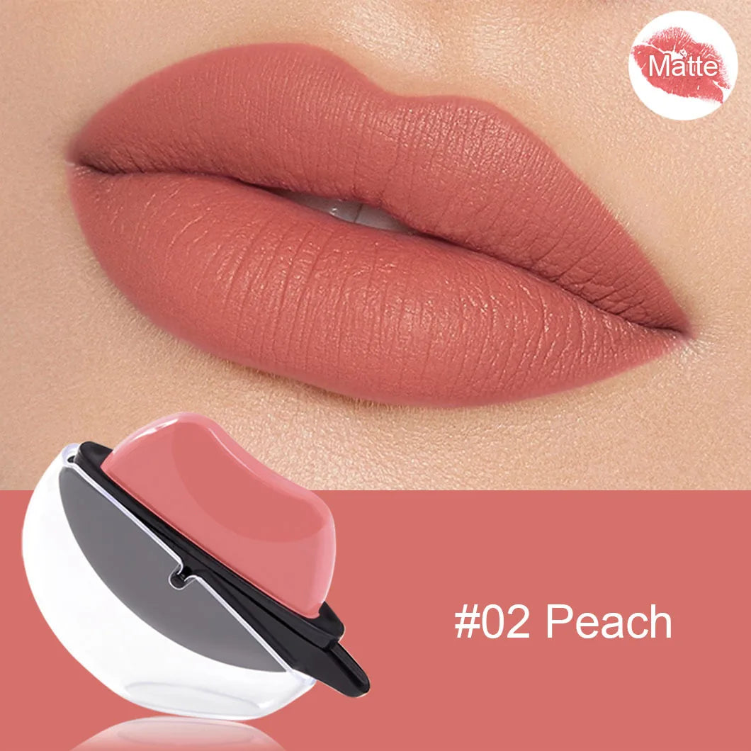 QiBest Velvet Matte Lipstick – Waterproof Long-Lasting Lip Color