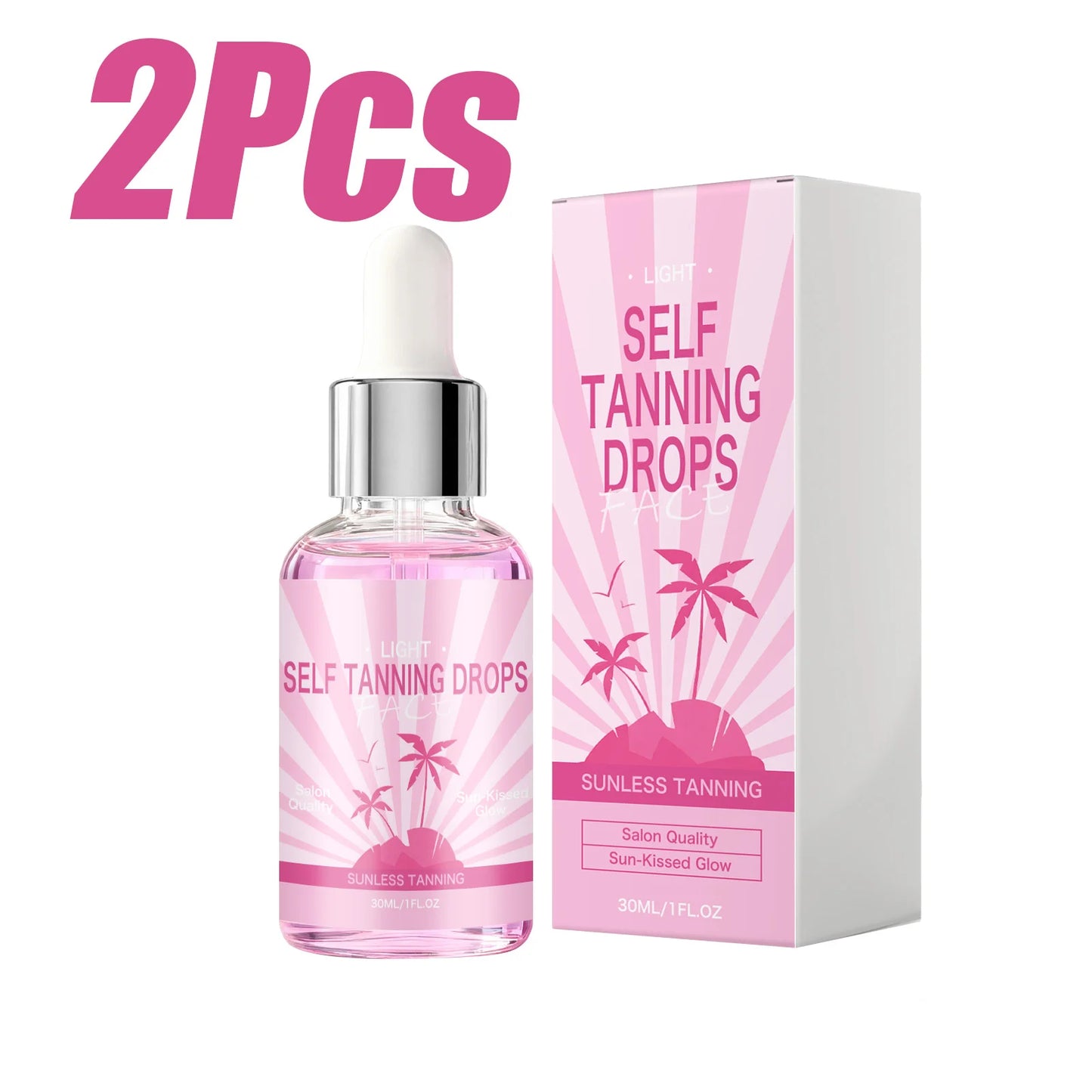 Self Tanning Drops – Sunless Bronzing Serum for Face & Body