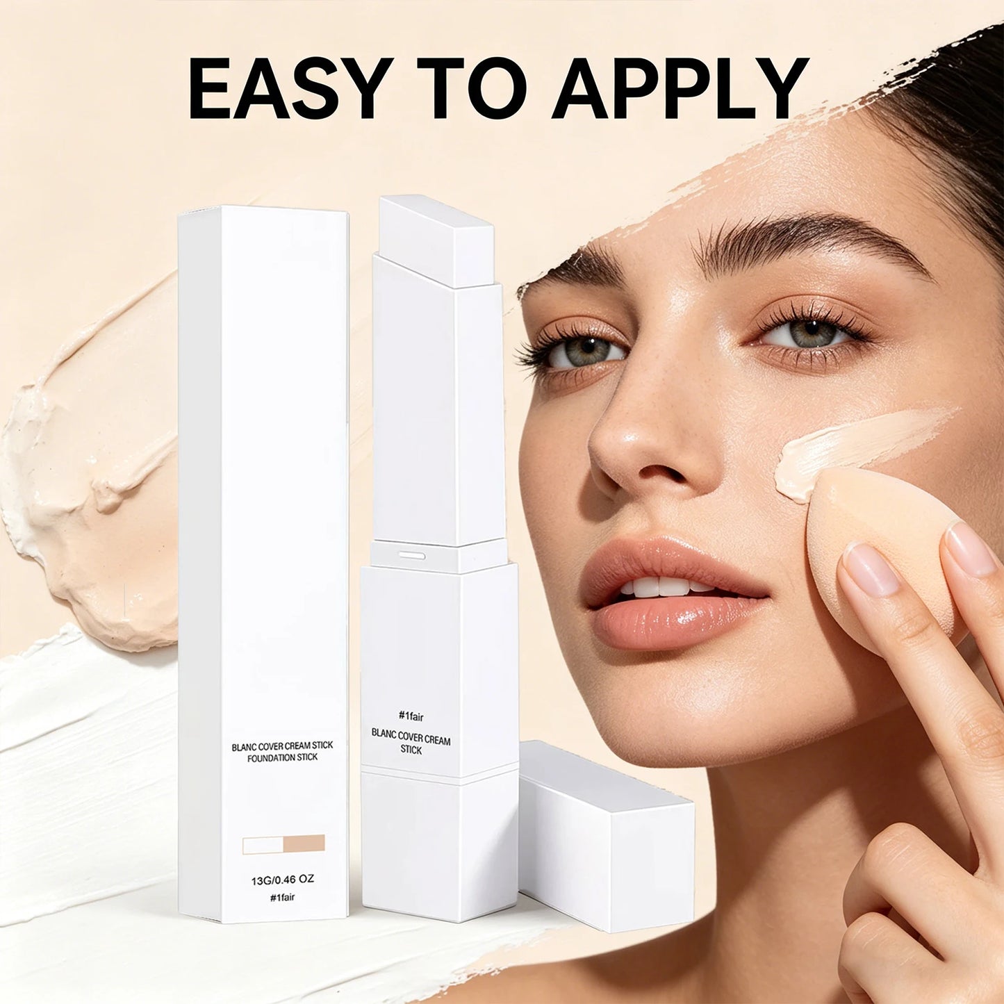 Concealer Foundation Stick – Lightweight, Moisturizing Cover Concealer Foundation Stick Peaceful Pleasures Health and Wellness